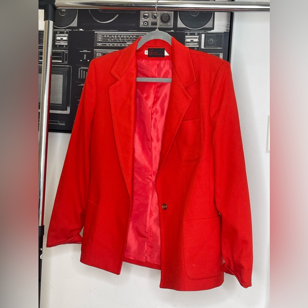 Blazer red orange